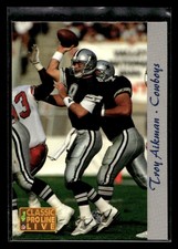 1993 Pro Line Live Troy Aikman #51 Dallas Cowboys