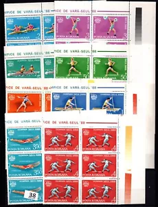 LG 6X RUMANIA 1988 - MNH - OLIMPIADAS - REMO - LEVANTAMIENTO DE PESAS - Imagen 1 de 1