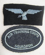 Canada RCAF Air Training Corps SQ 2 patches ,ww2