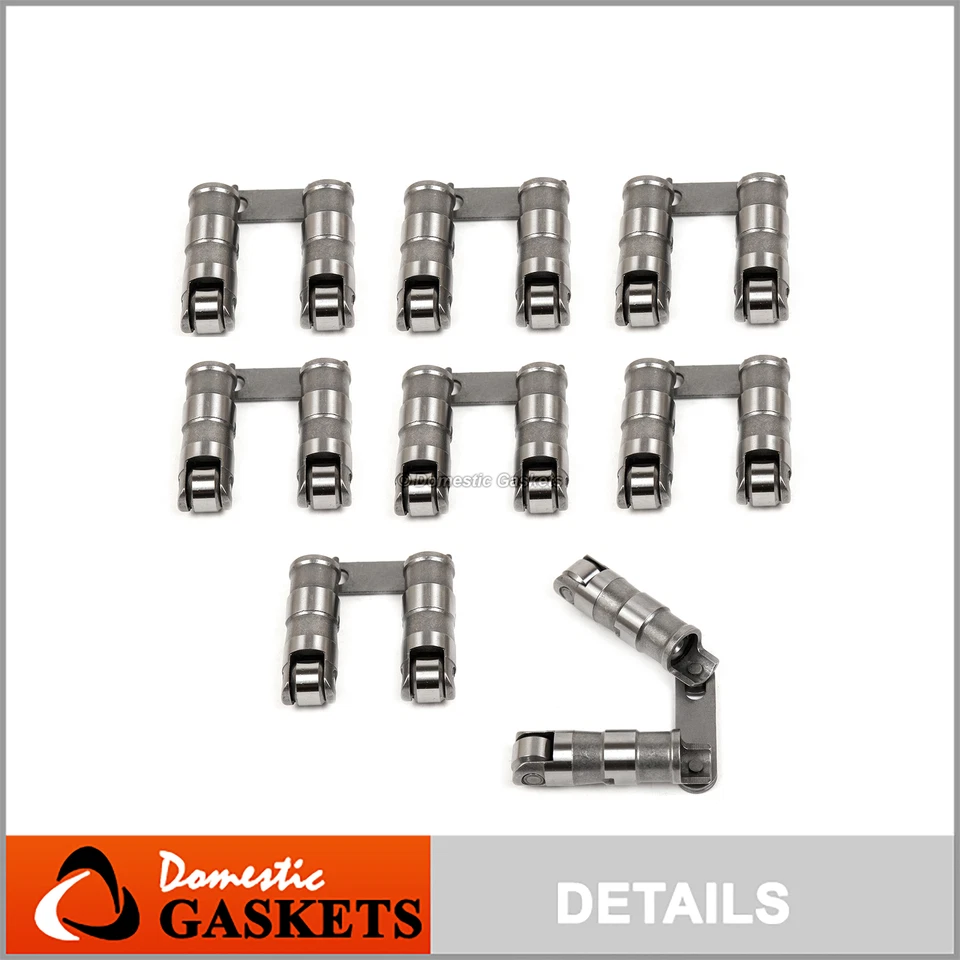 8 Pair Retro Fits Hydraulic Roller Lifters Fits SBC Chevy Chevrolet V8 350 400 - Image 1 of 4