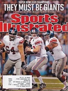 Sports Illustrated Eli Manning Giants Super Bowl Champs  XLVI February 13, 2012 - Bild 1 von 2