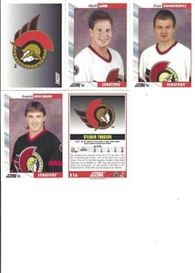 1992-93 Punktzahl ENGLISCH Ottawa Senators komplettes Team-Set (5) - Bild 1 von 1