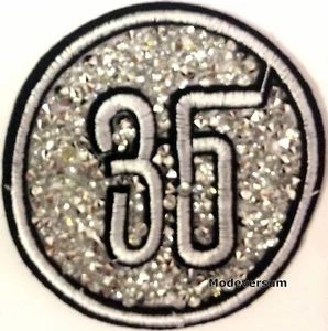 Bügelbild Aufbügler Aufnäher Patch Applikation Strass Paillette Sticker_35 - Bild 1 von 2