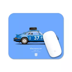 Almohadilla de ratón clásica Porsche 911 Carrera RS Rally Racer (edición GP) - Imagen 1 de 3