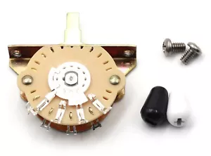 1x Oak Grigsby 5-Way Blade Switch for Stratocaster With Screws & Tip - Picture 1 of 3