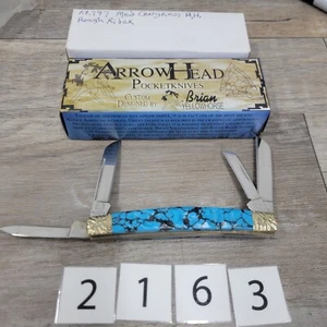 ROUGH RIDER BRIAN YELLOWHORSE ARROWHEAD MED CONGRESS FOLDING POCKET KNIFE RR797 - Picture 1 of 5
