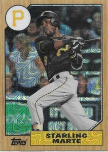 2017 Topps STARLING MARTE 1987 Topps Silver Pack Chrome - PITTSBURGH PIRATES -  - Picture 1 of 1