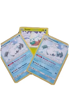 Pokemon Karten Snover Und Abomasnow Konvolut - Bild 1 von 5