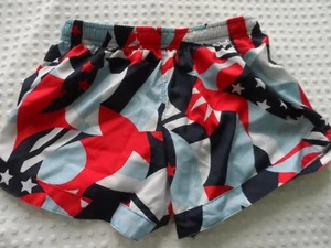 NEW Boy's size Medium 10-12 Adidas Red White & Blue Swim Suit Athletic Shorts - Picture 1 of 1