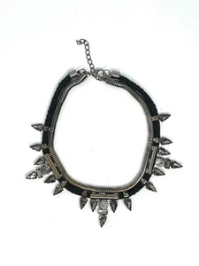 Fashion Costume Necklace Black Crystal Stone Theme - Picture 1 of 2