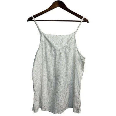 全新带标签 Prana Top 女式大号 Zandra 无袖中性沙滩沿海露营徒步旅行 — 第 1/4 张图片