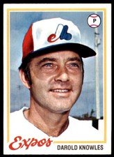 1978 TOPPS. DAROLD KNOWLES 103. MONTREAL EXPOS #414