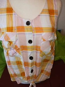 💐🌻 Women Size PX-Large Bright Colorful Top Blouse By A.N.A. ! New! - Picture 1 of 8