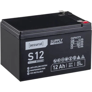 12V 12Ah AGM batterie d'alimentation ASI courant de secours voiture pour enfants batterie 12 volts - Photo 1/5