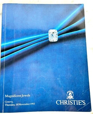 CHRISTIE’S AUCTION GENEVA MAGNIFICENT JEWELS  NOV 18 1993 BVLGARI VCA CARTIER - Image 1 of 4
