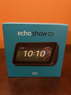 Amazon Echo Show 5 (2nd Gen) Smart Display Alexa Speaker - Charcoal - Image 1 of 4