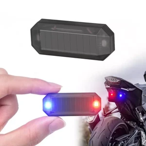Accesorios interiores de coche Luz LED solar luz de advertencia de seguridad antirrobo - Imagen 1 de 11