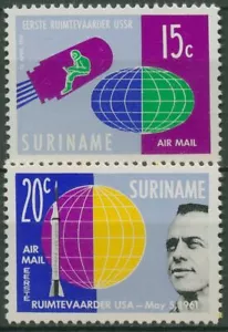 Surinam 1961 Viaje espacial tripulado Vostok 1, cohete Mercury 406/07 nuevo - Imagen 1 de 1