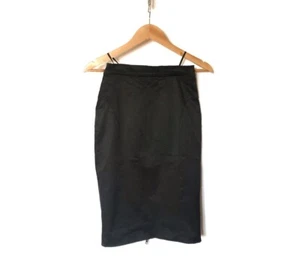 Dolce & Gabbana Satin Pencil Full Back Zip Midi Skirt Size 40 XS Black D&G - Picture 1 of 7