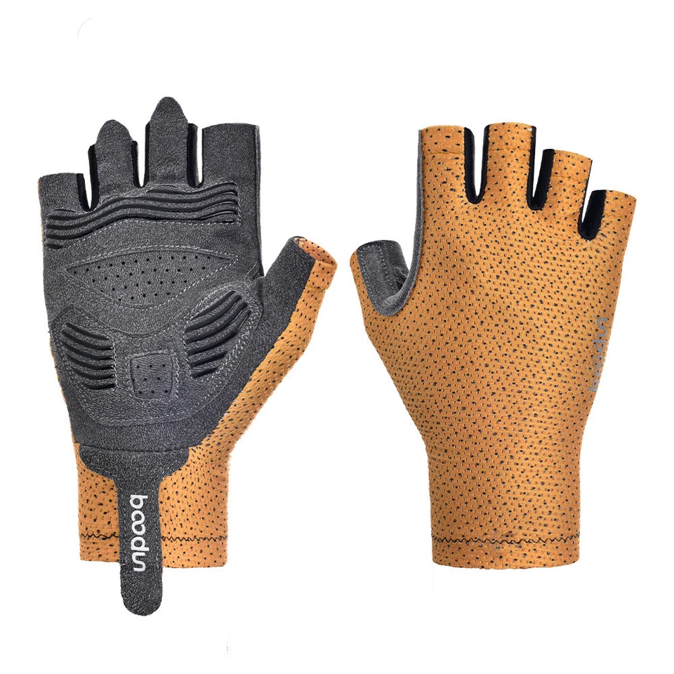 Cycling Half-finger Gloves Bike Road Bike Sport Mesh Breathable  - Image 1 of 4