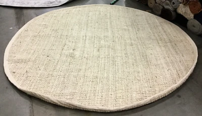 Alfombra Marfil 9' X 9' Roscas Sueltas Redondas, Precio Reducido 1172638534 NF730A-9R Foto 1 de 4