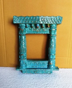 Wood Picture photo Frame Jharokha Old Hand Made Carved Photo Frame Home Decor - Picture 1 of 4