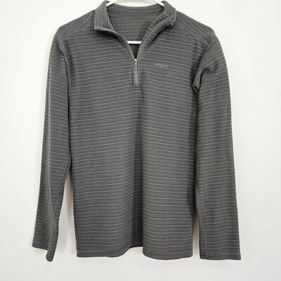 Patagonia Kids Micro D 1/4 Zip Neck Fleece Gray XXL Lightweigt Layering Pullover - Image 1 of 4