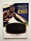 2013-14 Panini Immaculate Hall of Fame Heroes James Worthy Auto /49 Lakers
