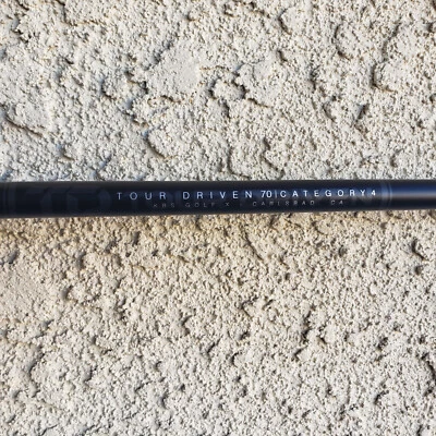 New & Uncut $400 KBS Ltd. Ed. Black TD 70 CAT4 X Flex Callaway Adptr X - Image 1 of 3