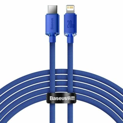 Baseus For iPhone 14 13 12 11 Pro Max PD20W Fast Charging Cable Type-C Data Cord - Image 1 of 4
