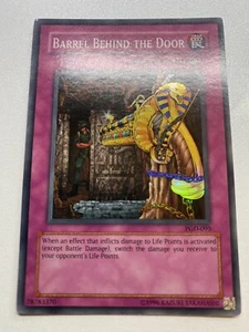 Yugioh Barrel Behind The Door Unlimited Super Rare PGD-095 MP - Picture 1 of 24
