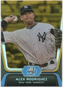 Alex Rodriguez 2012 BOWMAN PLATINUM BASEBALL Gold #36 Yankees - Picture 1 of 2