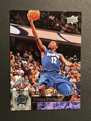 Tarjeta de novato Tyreke Evans SP RC 2009-10 Upper Deck #240 Foto 1 de 2