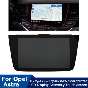 Pantalla táctil LCD para Opel Astra K Vauxhall DVD LQ080Y5DZ06 LQ080Y5DZ10 - Imagen 1 de 8