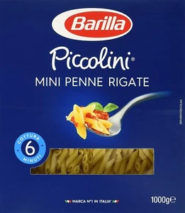 Barilla Hartweizen Pasta Piccolini Mini Penne Rigate – 6er Pack (6x1kg) - Bild 1 von 1