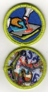 Composit Materials Merit Badge, Type K, "BSA 2010" Back (2010-12), Mint! - Imagen 1 de 1