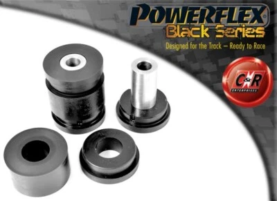 Powerflex Black Serie RR Innr Boccole Forcella Per Ford Escort XR3i PFR19-207BLK - Immagine 1 di 4