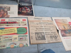 Vintage komplette Zeitung ATLANTA JOURNAL SONNTAG 19.07.64 MIDCENTURY MODERN NM! - Bild 1 von 6