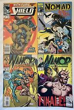 Marvel Comics Namor #25 1992 Nomad #2 1992 Nick Fury Shield #3 1989 4 Book Lot