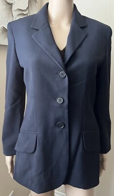 Chaqueta Blazer Abrigo MOSCHINO Barata y Chic NÁUTICA 100% LANA Hecha en ITALIA talla 8 Foto 1 de 4
