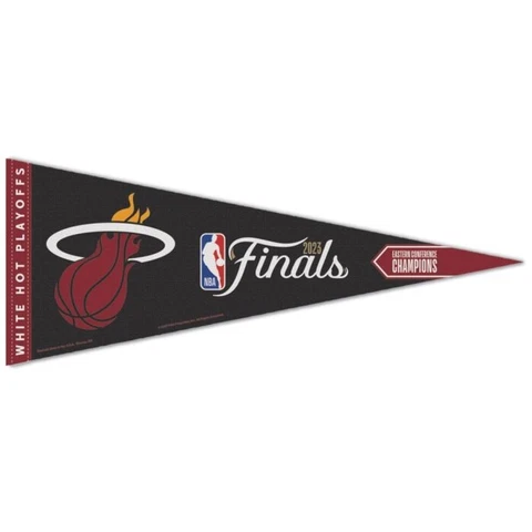 MIAMI HEAT 2023 EASTERN CONFERENCE CHAMPIONS PREMIUM PENNANT 12"X30" NBA FINALS Cover