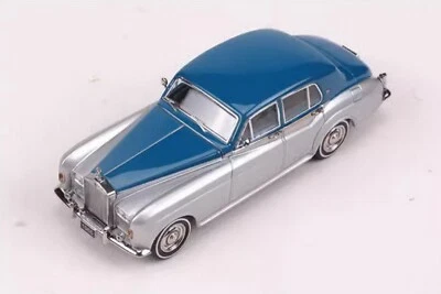 GFCC 1/64 Rolls-Royce Silver Cloud III серебристый/синий литая модель автомобиля игрушка - Изображение 1 из 4