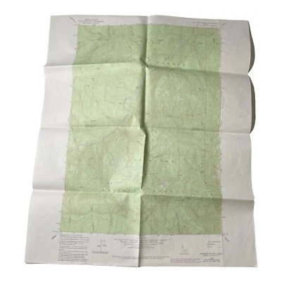 Mapa topográfico Shissler Peak Quadrangle Idaho 1987 USGS serie de 7,5 minutos Foto 1 de 4