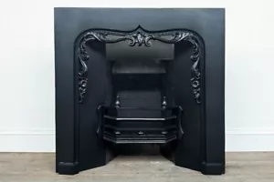 A large and well cast William IV cast iron fireplace insert. Circa 1830. - Picture 1 of 12