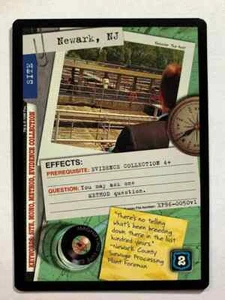 NEWARK, NJ 1996 X-Files CCG Common HP #XF96-0050 v1 - Picture 1 of 2