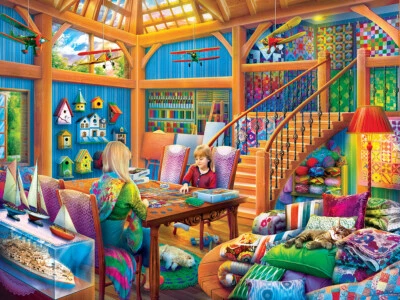 MasterPieces Hobby Time 550 Piece Jigsaw Puzzle By Eduard - Image 1 of 4