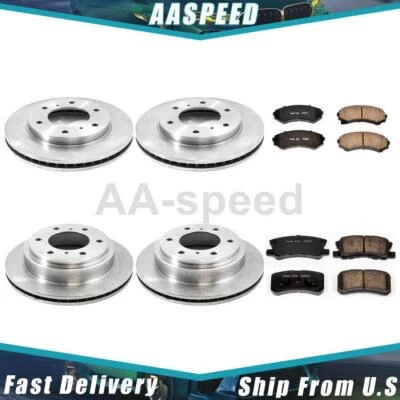 Комплект тормозных колодок и роторов для Mitsubishi Montero 2006 2005 2004 2003 2002 2001 - Изображение 1 из 4