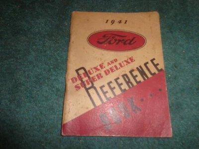 Ford Car 1941 manual del propietario/guía original de lujo y super lujo  Foto 1 de 4