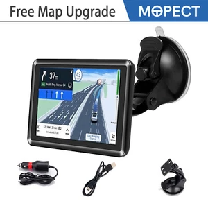 5" AU Sat Nav Car Truck Navigation GPS Navigator System Lifetime Map Speedcam HD - Picture 1 of 12