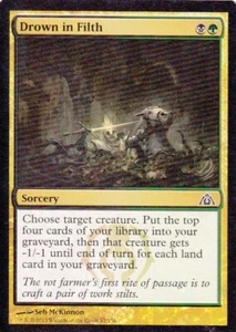 Drown the Filth Dragon's Maze black green Magic the Gathering MTG x1 - Picture 1 of 2